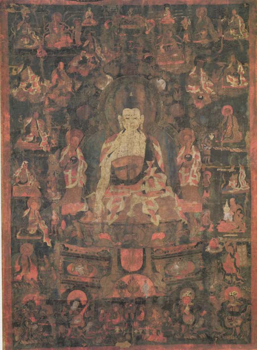 Buddha Sakyamuni and Arhats